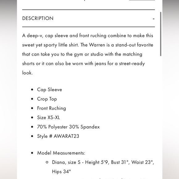 NWT L Space Warren Crop Top Size Small - Picture 3 of 6